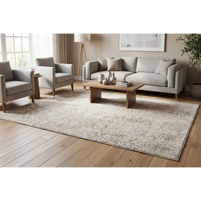 Dynamic Rugs QUARTZ Ivory/Beige 27030 2ft. 2in. x 7ft. 7in. Rect. Rug