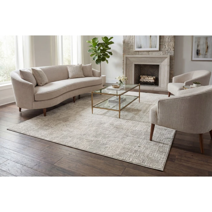 Dynamic Rugs QUARTZ Beige 27035 2ft. 2in. x 7ft. 7in. Rect. Rug