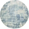 Dynamic Rugs QUARTZ Blue 27035 5ft. 3in. Round Rug