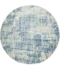 Dynamic Rugs QUARTZ Blue 27035 5ft. 3in. Round Rug