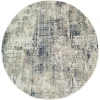 Dynamic Rugs QUARTZ Grey 27035 5ft. 3in. Round Rug
