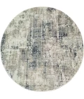 Dynamic Rugs QUARTZ Grey 27035 5ft. 3in. Round Rug