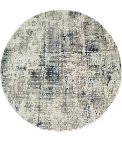 Dynamic Rugs QUARTZ Grey 27035 5ft. 3in. Round Rug