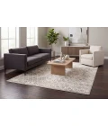 Dynamic Rugs QUARTZ Ivory/Silver 27039 2ft. 2in. x 7ft. 7in. Rect. Rug