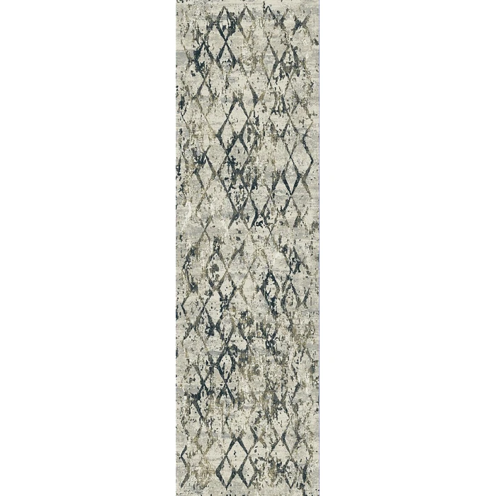 Dynamic Rugs QUARTZ Light Beige/Grey 27039 2ft. 2in. x 7ft. 7in. Rect. Rug