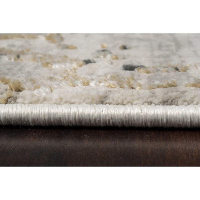 Dynamic Rugs QUARTZ Light Beige/Grey 27039 2ft. 2in. x 7ft. 7in. Rect. Rug