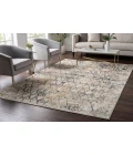 Dynamic Rugs QUARTZ Light Beige/Grey 27039 2ft. 2in. x 7ft. 7in. Rect. Rug