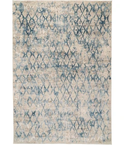 Dynamic Rugs QUARTZ Ivory/Blue 27039 7ft. 10in. x 10ft. 10in. Rect. Rug