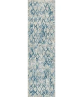 Dynamic Rugs QUARTZ Ivory/Blue 27039 2ft. 2in. x 7ft. 7in. Rect. Rug