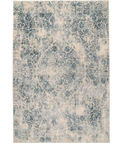 Dynamic Rugs QUARTZ Ivory/Blue 27040 7ft. 10in. x 10ft. 10in. Rect. Rug