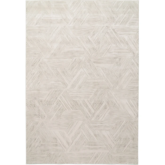 Dynamic Rugs QUARTZ Ivory 27041 5ft. 3in. x 7ft. 7in. Rect. Rug