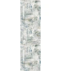 Dynamic Rugs QUARTZ Ivory/Blue 27050 2ft. 2in. x 7ft. 7in. Rect. Rug