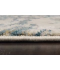 Dynamic Rugs QUARTZ Ivory/Blue 27050 2ft. 2in. x 7ft. 7in. Rect. Rug