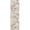 Dynamic Rugs QUARTZ Ivory/Grey 27050 2ft. 2in. x 7ft. 7in. Rect. Rug