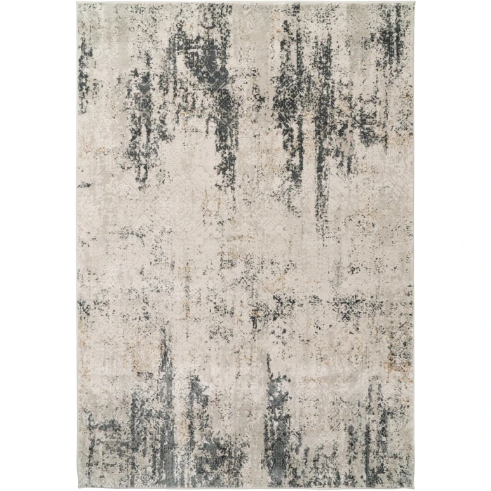 Dynamic Rugs QUARTZ Ivory/Grey 27053 7ft. 10in. x 10ft. 10in. Rect. Rug