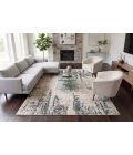 Dynamic Rugs QUARTZ Ivory/Grey 27053 7ft. 10in. x 10ft. 10in. Rect. Rug