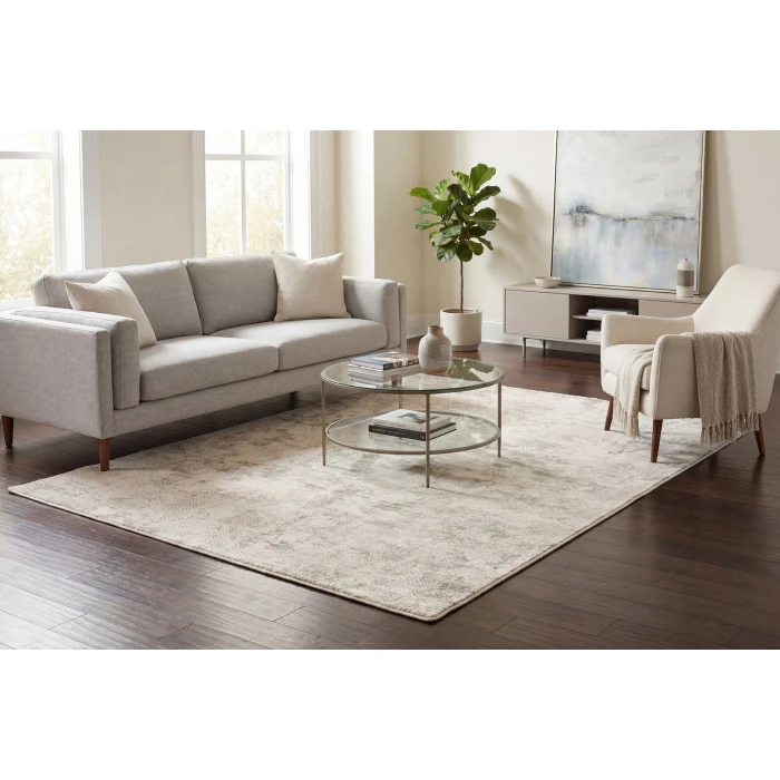 Dynamic Rugs QUARTZ Ivory 27061 2ft. 2in. x 7ft. 7in. Rect. Rug