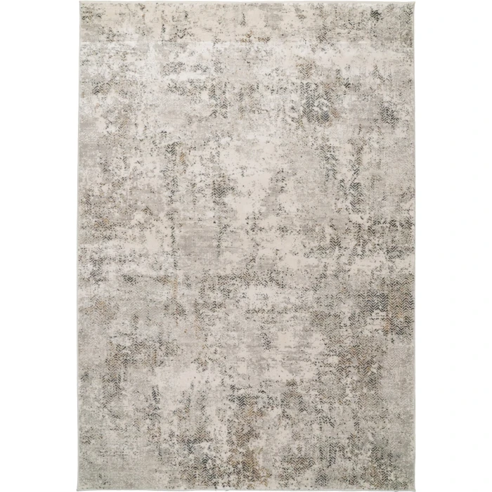 Dynamic Rugs QUARTZ Ivory/Grey 27061 6ft. 7in. x 9ft. 6in. Rect. Rug