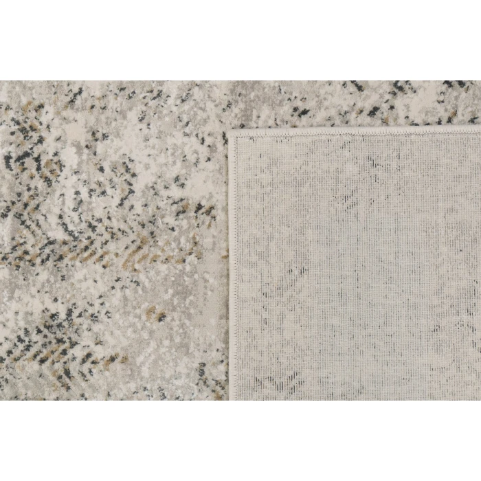 Dynamic Rugs QUARTZ Ivory/Grey 27061 2ft. 2in. x 7ft. 7in. Rect. Rug