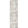 Dynamic Rugs QUARTZ Ivory/Grey 27061 2ft. 2in. x 7ft. 7in. Rect. Rug
