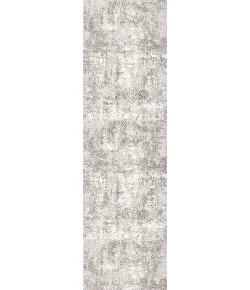 Dynamic Rugs QUARTZ Ivory/Grey 27061 2ft. 2in. x 7ft. 7in. Rect. Rug
