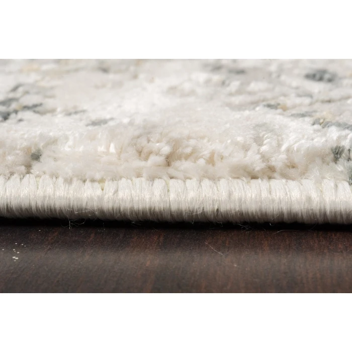 Dynamic Rugs QUARTZ Ivory/Grey 27061 2ft. 2in. x 7ft. 7in. Rect. Rug