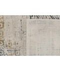 Dynamic Rugs QUARTZ Ivory/Slate 27071 2ft. 2in. x 7ft. 7in. Rect. Rug