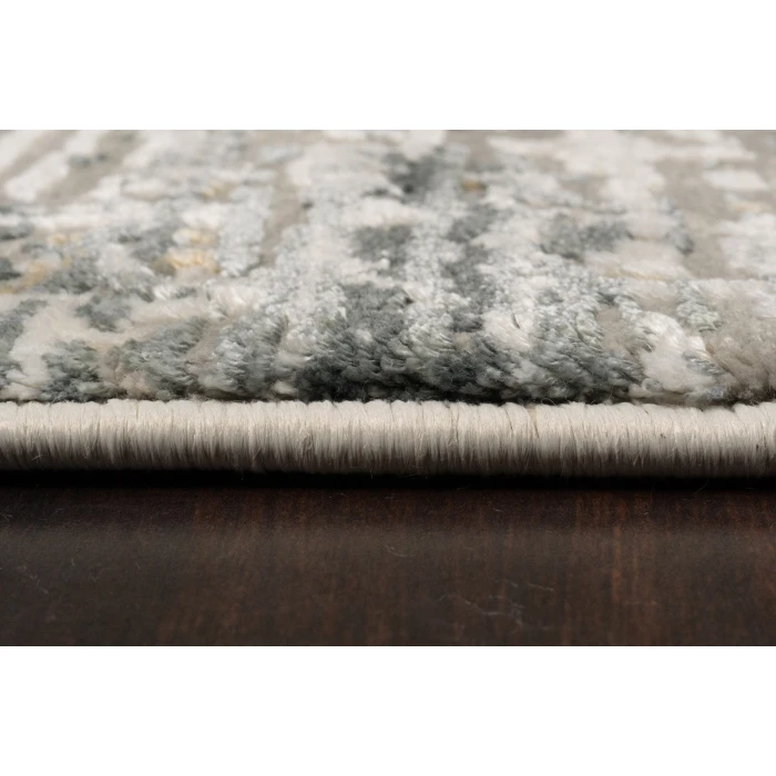 Dynamic Rugs QUARTZ Ivory/Slate 27072 5ft. 3in. x 7ft. 7in. Rect. Rug