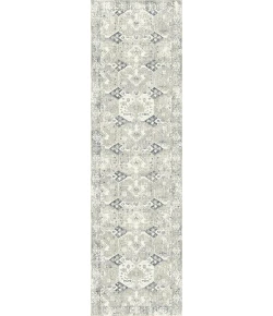 Dynamic Rugs QUARTZ Ivory 27073 2ft. 2in. x 7ft. 7in. Rect. Rug