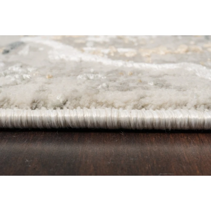 Dynamic Rugs QUARTZ Ivory/Grey 27077 7ft. 10in. x 10ft. 10in. Rect. Rug