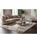 Dynamic Rugs QUARTZ Ivory/Grey 27077 7ft. 10in. x 10ft. 10in. Rect. Rug