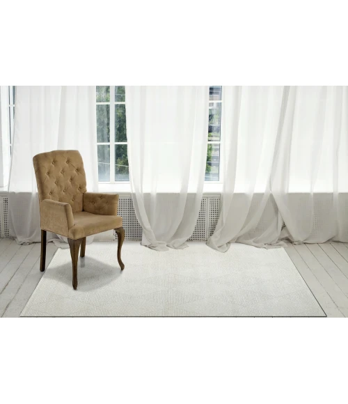 Dynamic Rugs QUIN Ivory 41006 6ft. 7in. x 9ft. 6in. Rect. Rug
