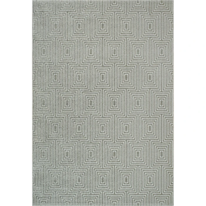 Dynamic Rugs QUIN Grey 41009 6ft. 7in. x 9ft. 6in. Rect. Rug