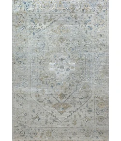 Dynamic Rugs REHA Cream/Beige/Blue 1062 5ft. 2in. x 7ft. Rect. Rug
