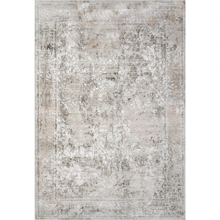 Dynamic Rugs RENAISSANCE Ivory/Grey/Rust 3150 9ft. 2in. x 12ft. Rect. Rug
