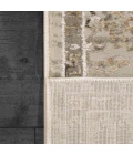 Dynamic Rugs RENAISSANCE Ivory/Grey/Rust 3150 2ft. 2in. x 7ft. 7in. Rect. Rug
