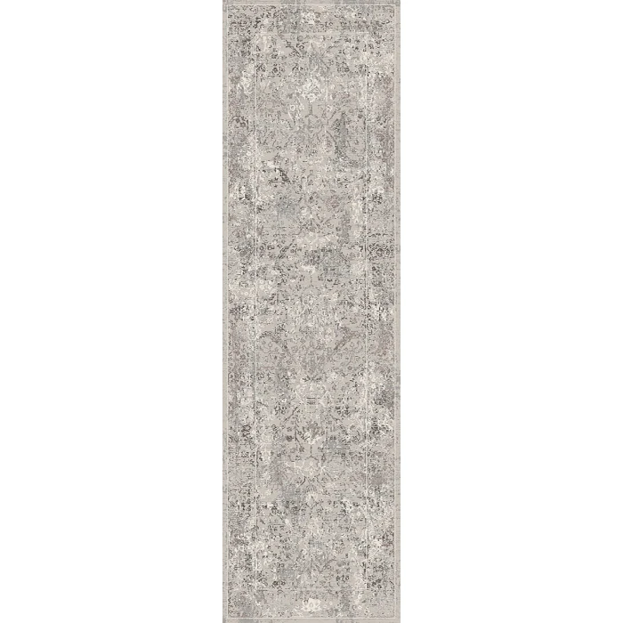 Dynamic Rugs RENAISSANCE Ivory/Grey/Rust 3150 2ft. 2in. x 7ft. 7in. Rect. Rug