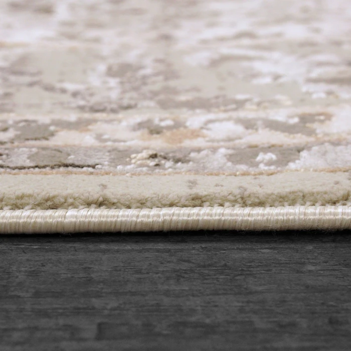 Dynamic Rugs RENAISSANCE Ivory/Grey 3151 2ft. 2in. x 7ft. 7in. Rect. Rug