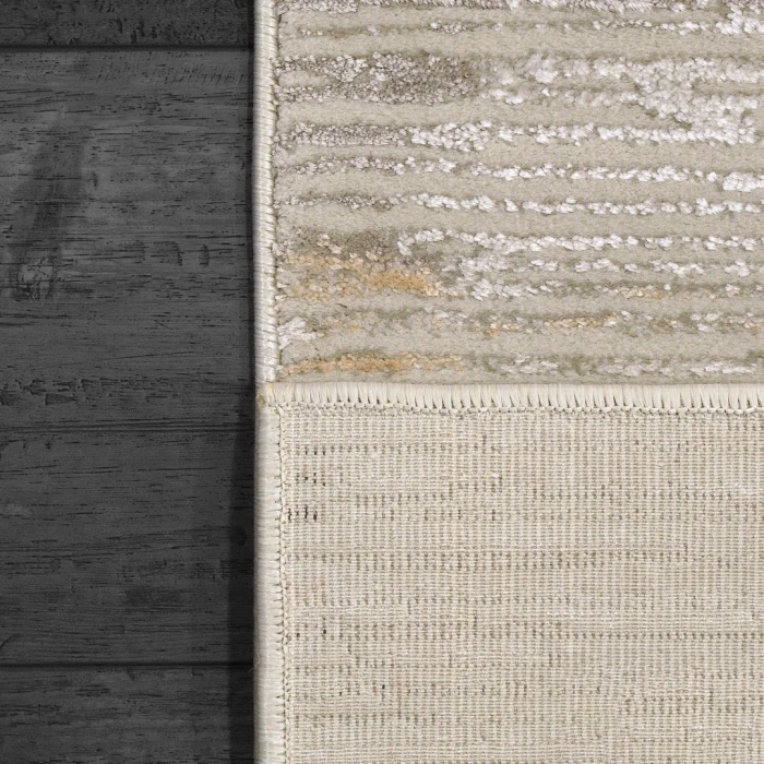 Dynamic Rugs RENAISSANCE Ivory/Grey 3153 2ft. 2in. x 7ft. 7in. Rect. Rug