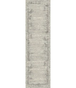 Dynamic Rugs RENAISSANCE Ivory/Grey 3154 2ft. 2in. x 7ft. 7in. Rect. Rug