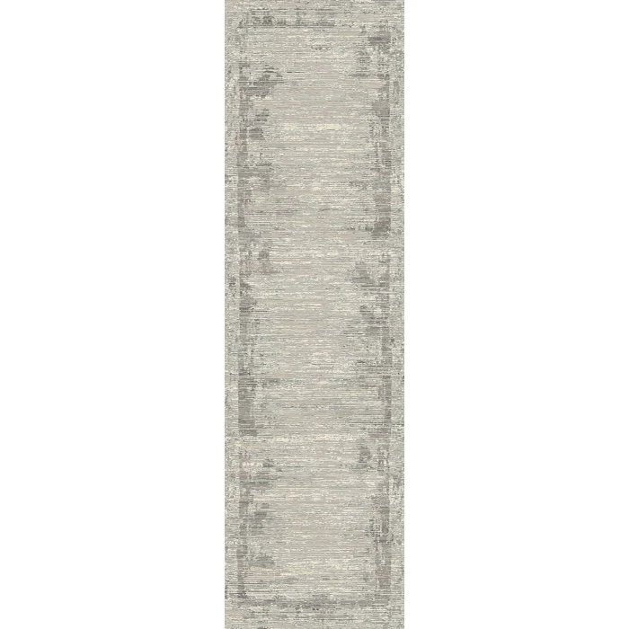 Dynamic Rugs RENAISSANCE Ivory/Grey 3154 2ft. 2in. x 7ft. 7in. Rect. Rug
