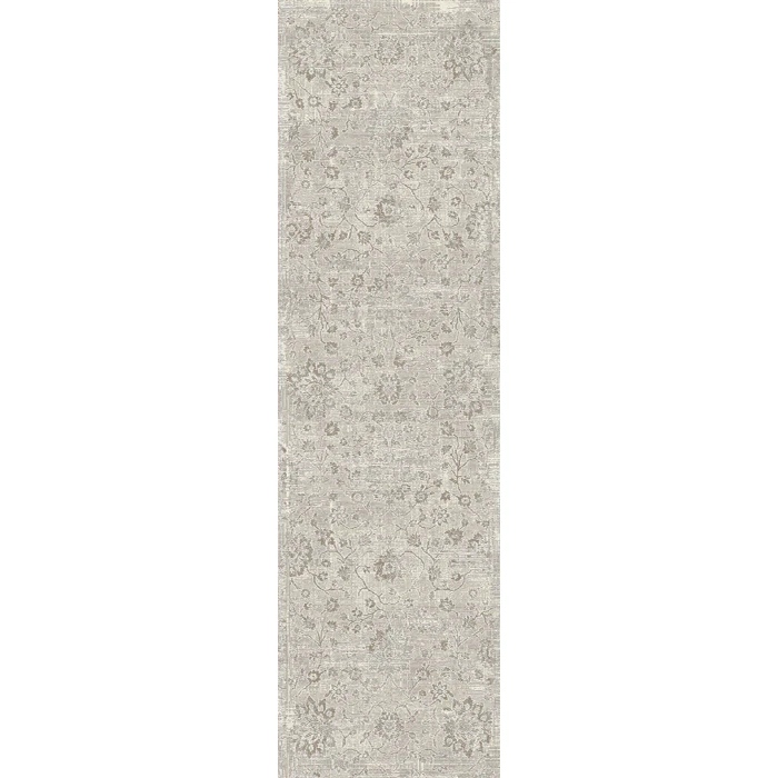 Dynamic Rugs RENAISSANCE Ivory/Grey 3157 2ft. 2in. x 7ft. 7in. Rect. Rug
