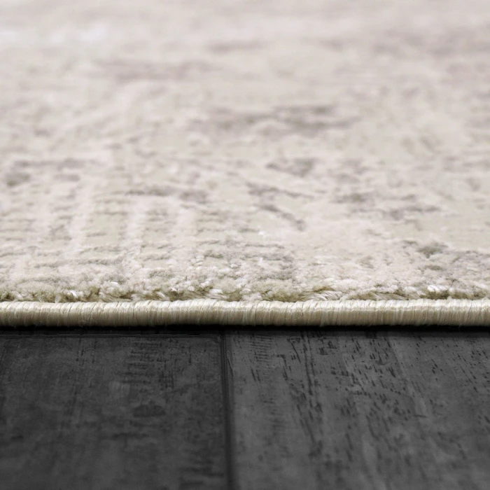 Dynamic Rugs RENAISSANCE Ivory/Grey 3157 2ft. 2in. x 7ft. 7in. Rect. Rug