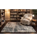 Dynamic Rugs REVERIE Cream/Grey 3541 2ft x 3ft. 3in. Rect. Rug