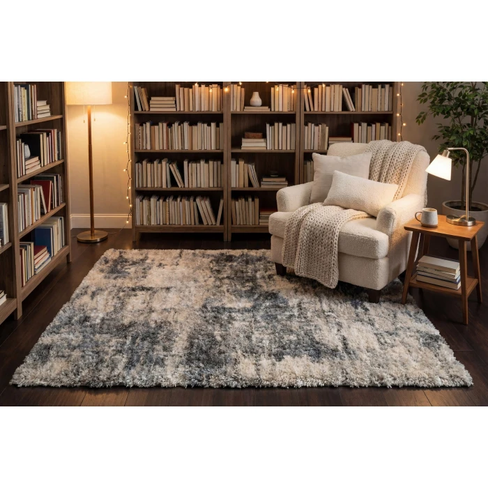 Dynamic Rugs REVERIE Cream/Grey 3541 2ft x 3ft. 3in. Rect. Rug