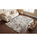 Dynamic Rugs REVERIE Cream/Grey 3544 3ft. 11in. x 5ft. 7in. Rect. Rug