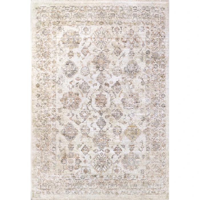 Dynamic Rugs ROJIN Grey/Beige/Multi 4181 2ft. 2in. x 7ft. 7in. Rect. Rug