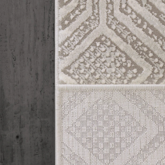 Dynamic Rugs RORI Grey 9351 5ft. 3in. x 7ft. Rect. Rug