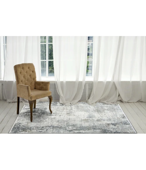 Dynamic Rugs RUBY Ivory/Grey 2160 9ft. x 12ft. Rect. Rug