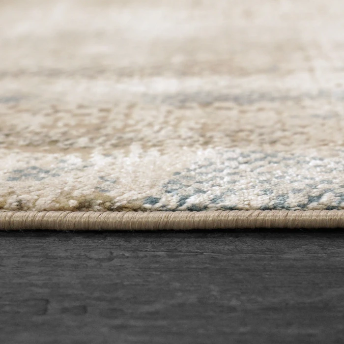 Dynamic Rugs RUBY Ivory/Blue 2181 5ft. 3in. x 7ft. 7in. Rect. Rug